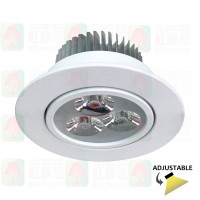 mt-103-3w led recessed spot white