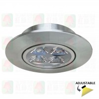 mt-141-4w led recessed spot silver