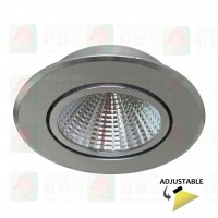 mt-17a-7w led recessed spot silver