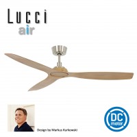 210653 lucci air moto dc ceiling fan brushed chrome teak 吊扇燈風扇 cover
