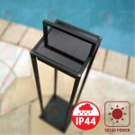 solar power portable waterproofed floor lamp high ip44