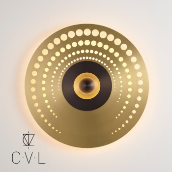 cvl luminaries atmos pop led wall lamp