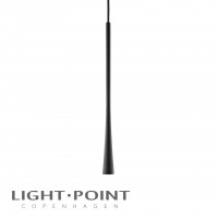 light point drop s1 led pendant lamp black