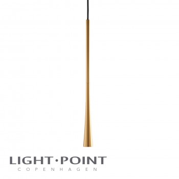 light point drop s1 led pendant lamp gold
