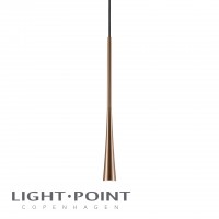 light point drop s1 led pendant lamp rose gold