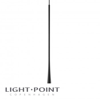 light point drop s2 led pendant lamp black