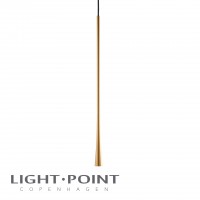 light point drop s2 led pendant lamp gold