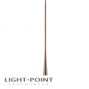 light point drop s2 led pendant lamp rose gold