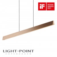 270552 light point edge linear s1000 pendant lamp rose gold