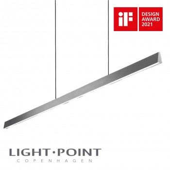 270561 light point edge linear s1500 pendant lamp titanium