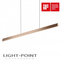 270562 light point edge linear s1500 pendant lamp rose gold