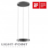 light point edge round 400 pendant lamp titanium if design