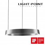 light point edge round 500直徑 鈦灰色圓形智能吊燈if design 2021