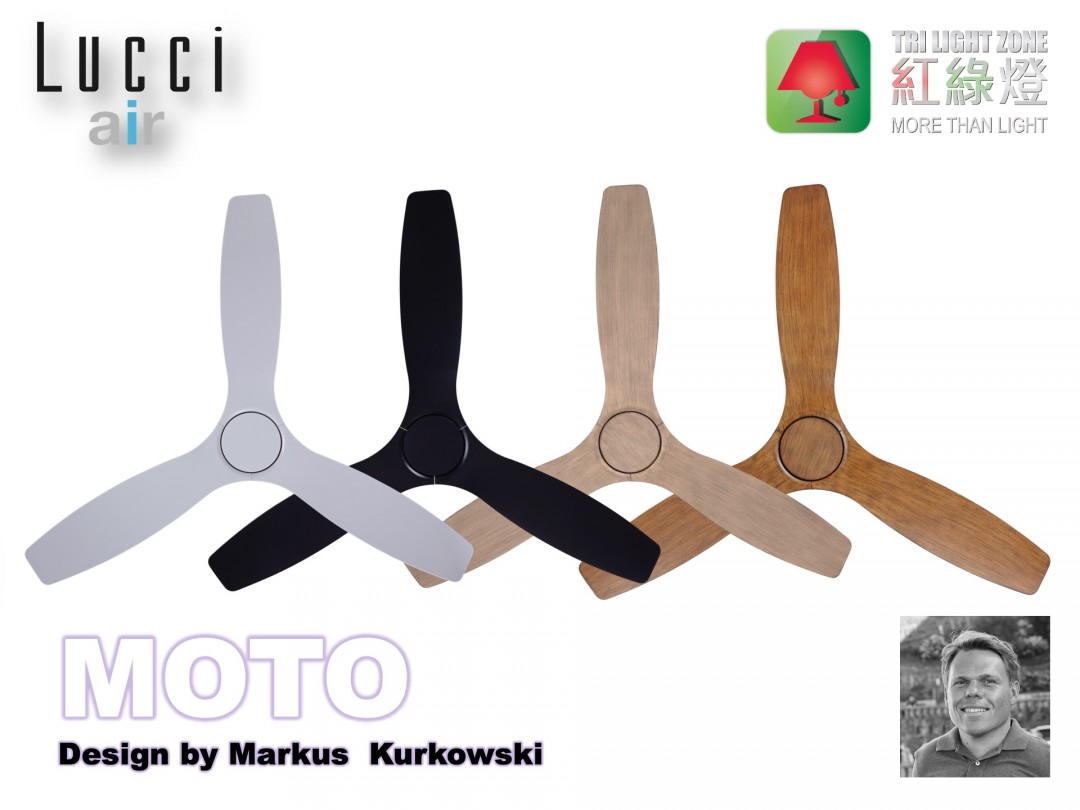 lucci air moto dc ceiling fan design by markus kurkowski 風扇燈 2