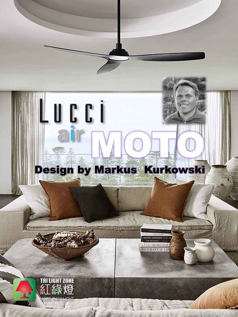 lucci air moto dc ceiling fan design by markus kurkowski 風扇燈 new