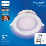 philips wiz recessed down light rgb 4 inches 10W led cutout 125mm 9