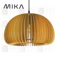 mika C05-350D_0ff wooden pendant lamp