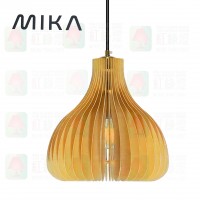 mika C06-300D_0ff wooden pendant lamp