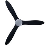 213044 WHITEHAVEN DC Black ABS Plastic 56 inches 3 Blades Ceiling Fan light 吊風扇燈 4