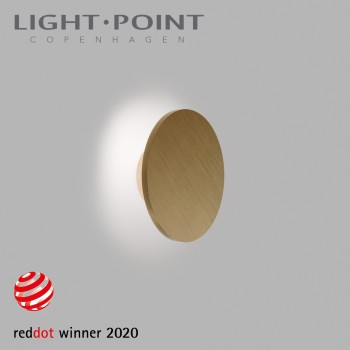 270148 light point soho w2 brass led wall lamp