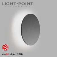 270167 light point soho w3 titanium led wall lamp