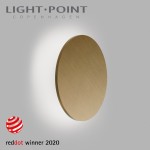 270168 light point soho w3 brass led wall lamp