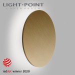 270178 light point soho w4 brass led wall lamp
