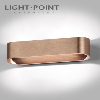 270972 light point aura w2 rose gold led wall lamp