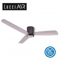 lucci air radar 52 dark brown washed oak ceiling fan light 風扇燈