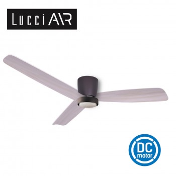 lucci air radar 52 dark brown washed oak ceiling fan light 風扇燈