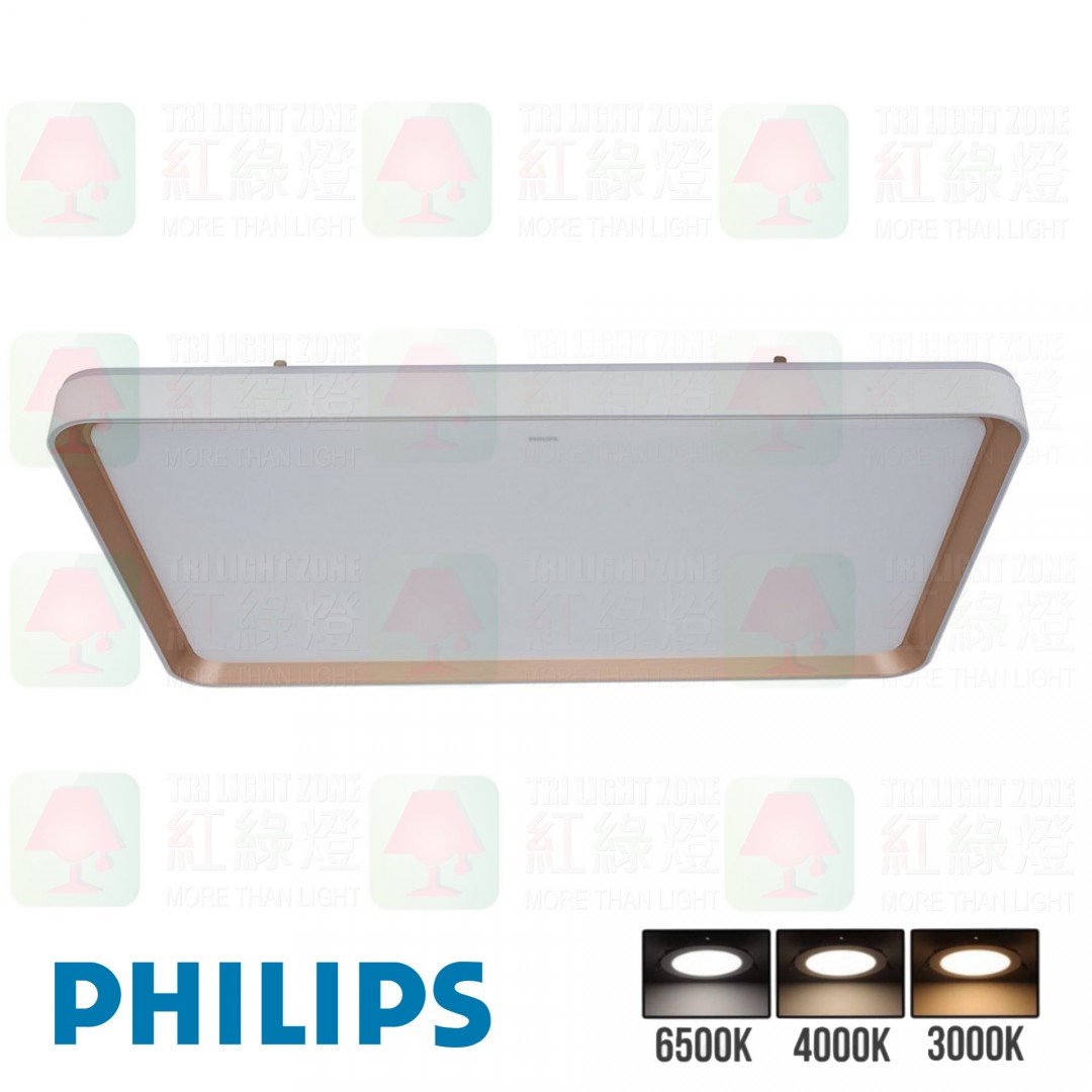philips cl853 rt rectangle led aio ceiling light 5