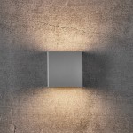 nordlux turn grey water proofed wall lamp 12