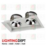 ld gu-rmq112-2 recessed rack gu10