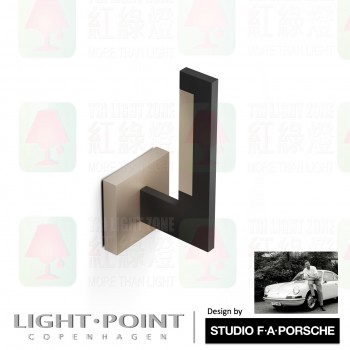 light point studio f a porsche design inlay W1 gold wall lamp