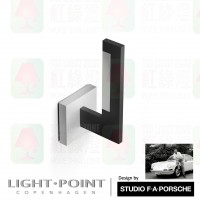 light point studio f a porsche design inlay W1 silver wall lamp