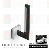 light point studio f a porsche design inlay W2 silver wall lamp