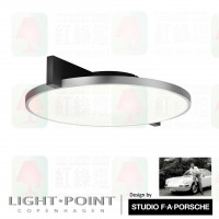 light point studio f a porsche design inlay c2 silver ceiling light