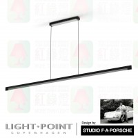 light point studio f a porsche design inlay s1900 silver pendant light