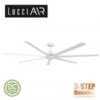 21610849 lucci air atlanta white 72 inches 1-8m dc motor ceiling fan 風扇燈
