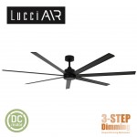 216109 lucci air atlanta black 72 inches 1-8m dc motor ceiling fan 風扇燈