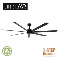 216109 lucci air atlanta black 72 inches 1-8m dc motor ceiling fan 風扇燈