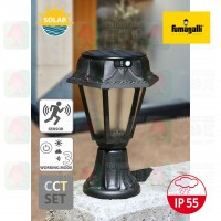 r22-111-s1k fumagalli rosetta minilot solar pole lamp ip55 water proofed outdoor ole lamp 戶外柱燈 太陽能