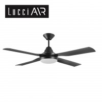 212899 lucci air 風扇燈 吊扇燈 moonah ceiling fan light black 48 inches