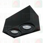 GD5612-BK 雙頭盒仔燈 Black Box Light PAR16 GU10 香港紅綠燈