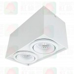 GD5612-WH 雙頭盒仔燈 White Box Light PAR16 GU10 香港紅綠燈