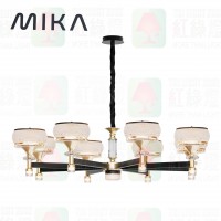mika c44-8p 8頭吊燈 led on