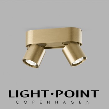 light point aura c2 brass ceiling spot 天花燈 射燈