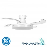 210664 fanaway orbit 36 ceiling fan 4 transaprent blade 風扇燈 打開狀態