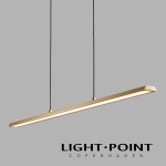 light point slim s1200 brushed brass linear pendant 線性一字金銅吊燈 1