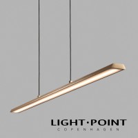 light point slim s1200 rose gold linear pendant 線性一字玫瑰金吊燈 3